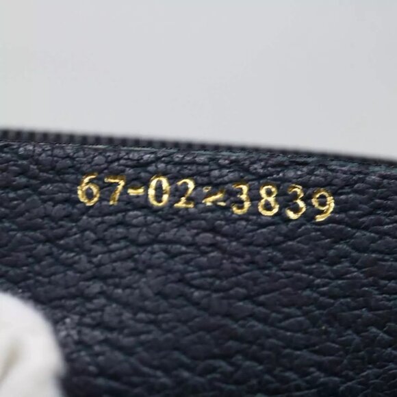 GUCCI GG Canvas Sherry Line Hand Bag PVC 2way Navy Red - Picture 14 of 16